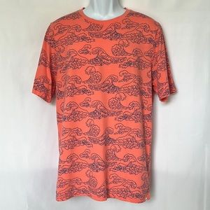 Retreat XXL Pink Wave High Low Tee